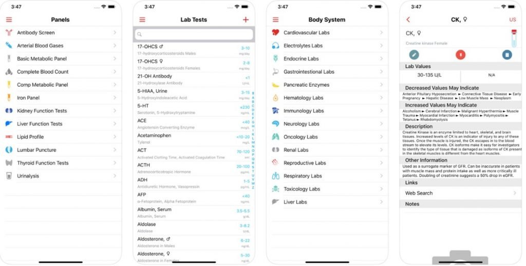 Medical Lab Ranges Apps 17 Mobile Health Applications | Overview - Yesil Science